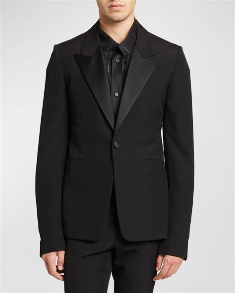 givenchy tuxedo suit|givenchy peak lapel tuxedo.